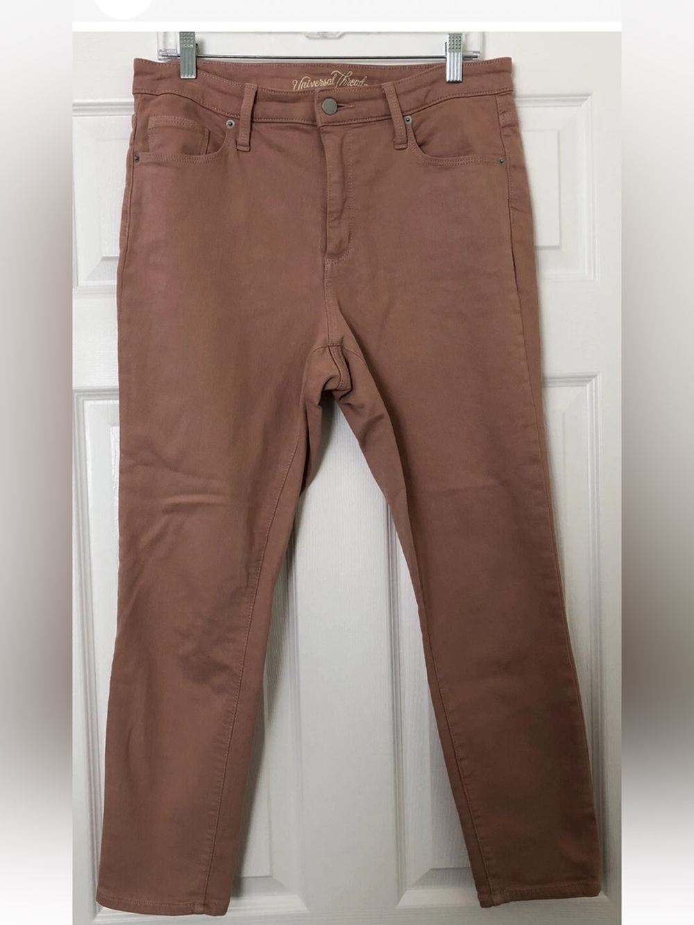 Universal Thread Dusty Rose High Rise Skinny Crop Jeans Size 10/30 WORN ONCE!!!